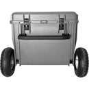 Porta Brace Trunk-Style Hard Case with Off-Road Wheels with Foam (Platinum)