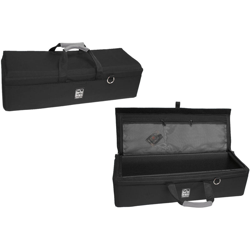 Porta Brace PB-2850TBHORX Trunk-Style Vault Hard Case (Silver Platinum)