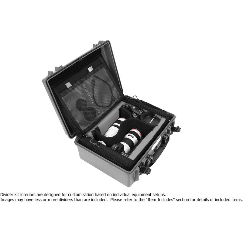 Porta Brace PB-2550ICP Hard Case with Interior Soft Case (Platinum/Black)