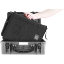 Porta Brace PB-2550 Hard Case with Divider Kit (Silver Platinum)