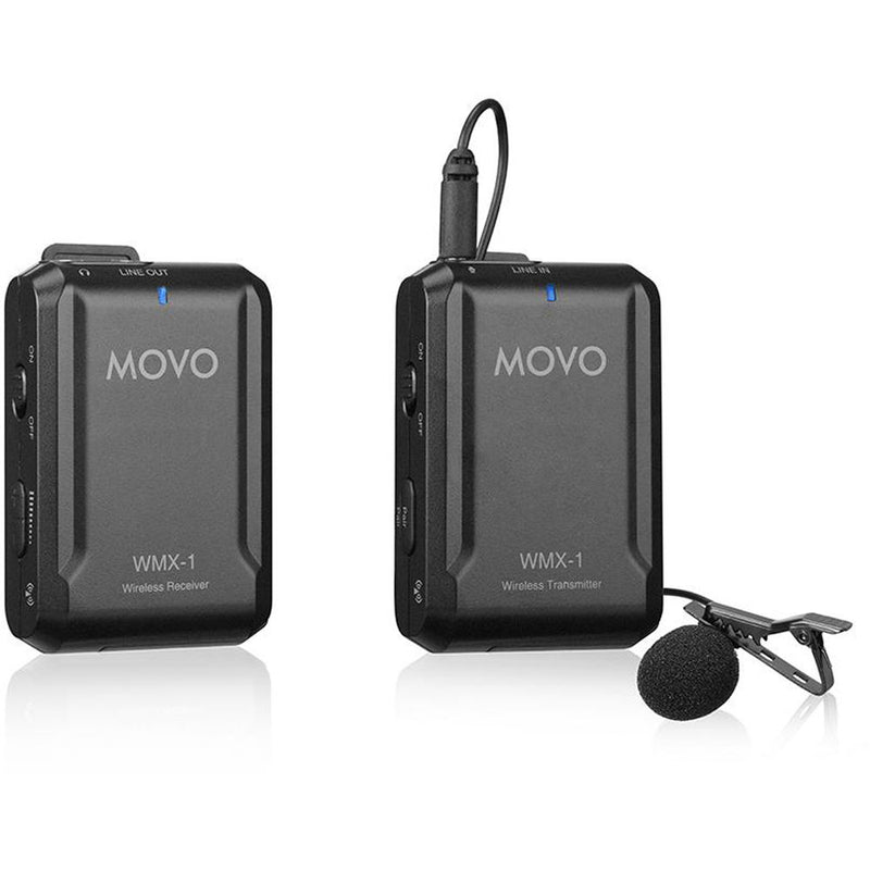 Movo Photo WMX-1-DUO 2-Person Wireless Lavalier Microphone System (2.4 GHz)