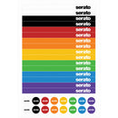 Serato Sticker Lock Vinyl 12" Control Vinyl (Pair, Clear)