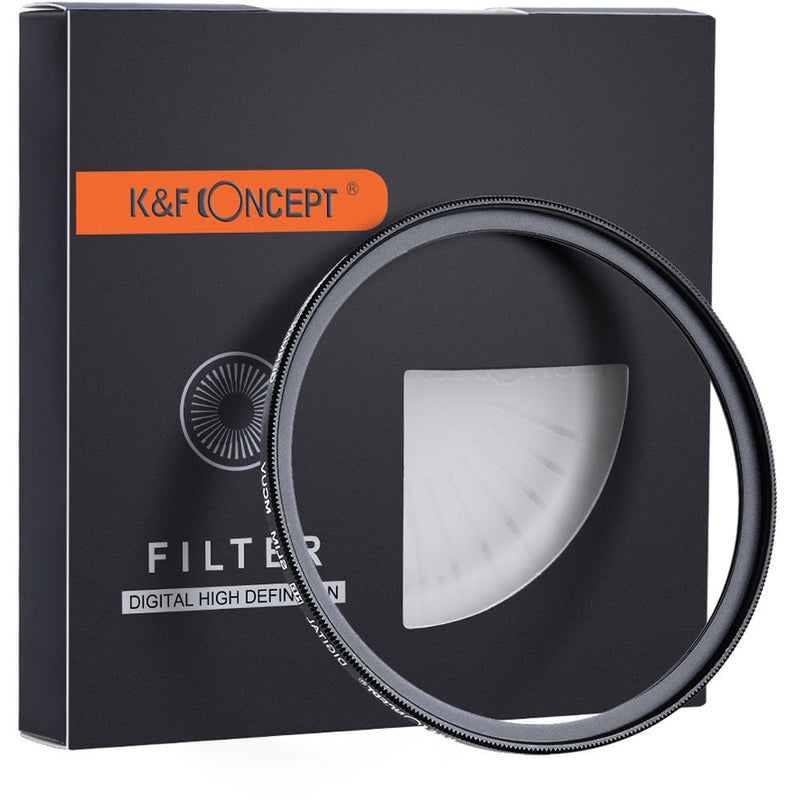 K&F Concept Green Multi-Coated Schott B270 German Optics Slim UV Filter (62mm)