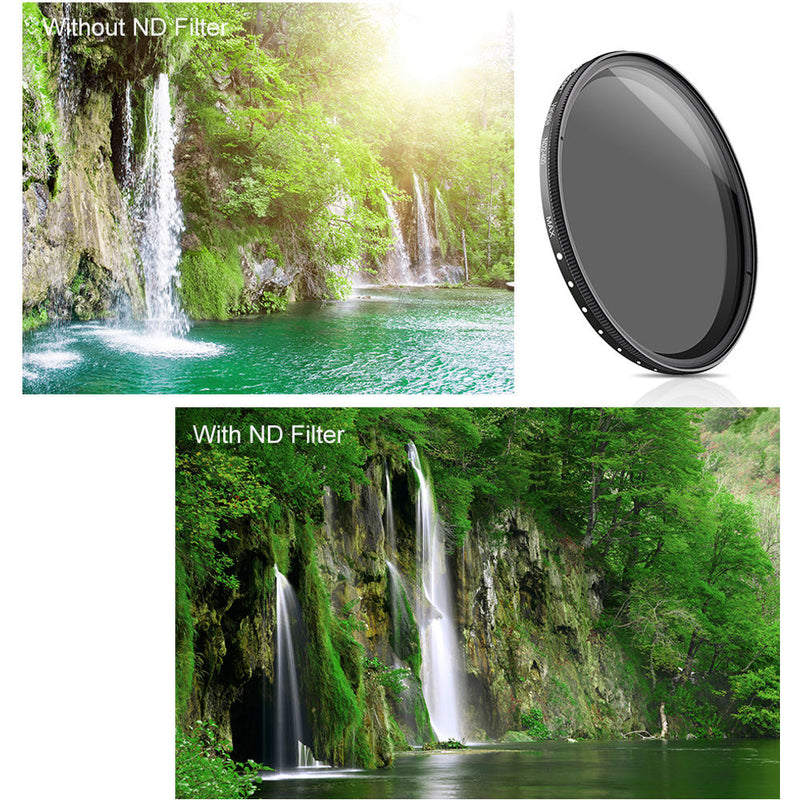 K&F Concept Variable Fader ND2-ND400 Filter (58mm)