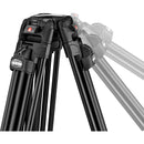 Manfrotto 645 FAST Twin Leg Video Tripod with Ultra L-Lock Mechanism (Aluminum)