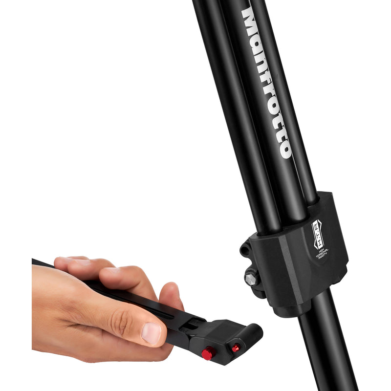 Manfrotto 645 FAST Twin Leg Video Tripod with Ultra L-Lock Mechanism (Aluminum)