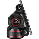 Manfrotto 612 Nitrotech Fluid Head with 645 FAST Twin Carbon Fiber Tripod System and Bag