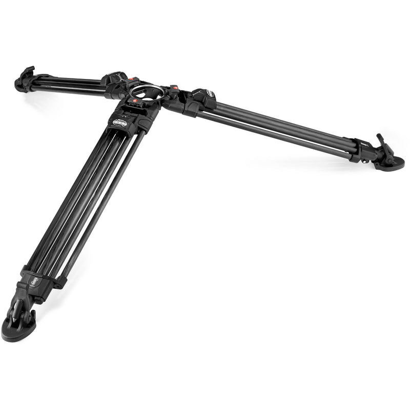 Manfrotto 612 Nitrotech Fluid Head with 645 FAST Twin Carbon Fiber Tripod System and Bag