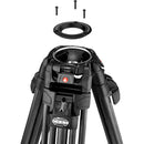 Manfrotto 612 Nitrotech Fluid Head with 645 FAST Twin Carbon Fiber Tripod System and Bag