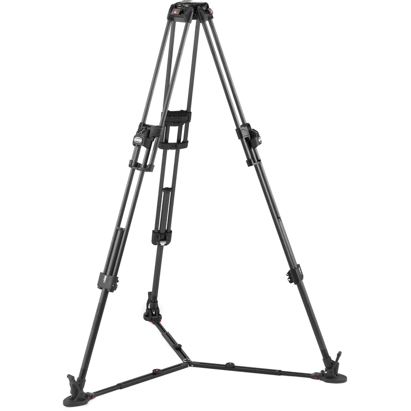 Manfrotto 612 Nitrotech Fluid Head with 645 FAST Twin Carbon Fiber Tripod System and Bag