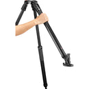 Manfrotto Nitrotech 608 Fluid Head with 635 FAST Single Leg Carbon Fiber Tripod