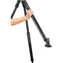 Manfrotto Nitrotech 608 Fluid Head with 635 FAST Single Leg Carbon Fiber Tripod