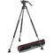 Manfrotto Nitrotech 608 Fluid Head with 635 FAST Single Leg Carbon Fiber Tripod