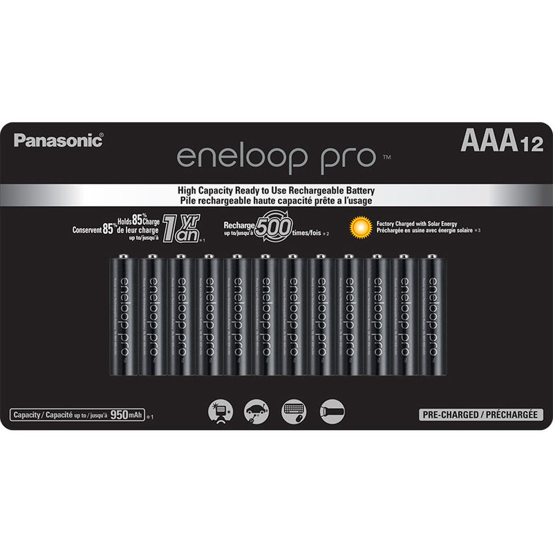 Panasonic Eneloop Pro AAA Rechargeable Ni-MH Batteries (950mAh, 16-Pack)