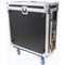 ProX Flight Case with Doghouse and Wheels for Yamaha CL5 Mixer (Silver on Black)