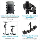 FLYCAM HD-3000 Stabilizer with Sliding QR Platform, Table Clamp, and Comfort Arm & Vest