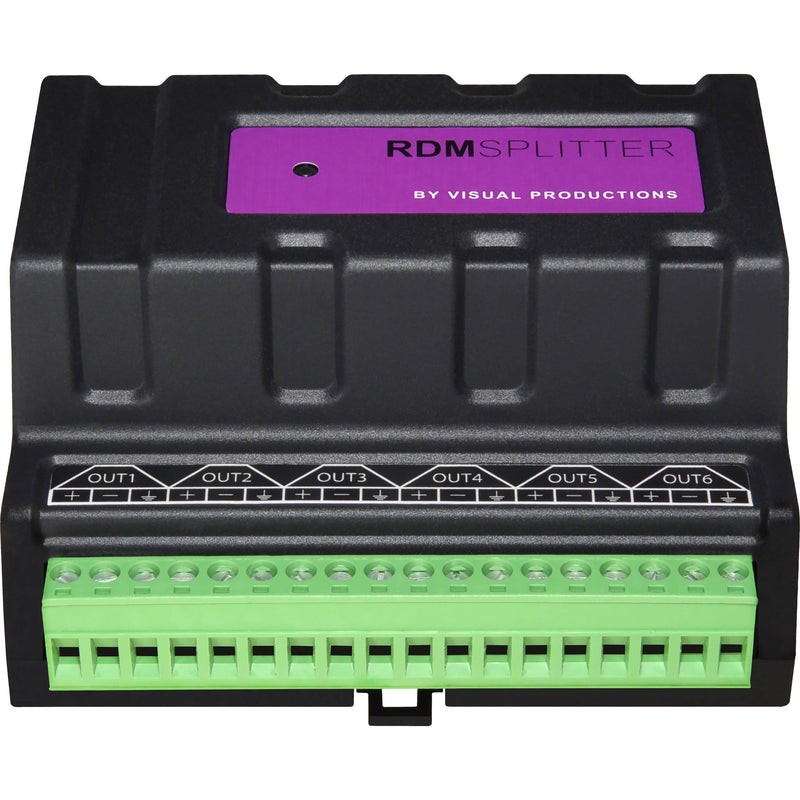 Visual Productions DIN Rail DMX/RDM RdmSplitter Terminal