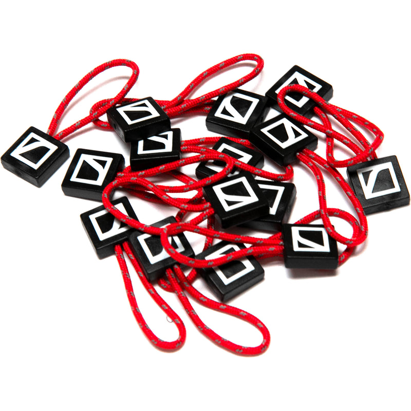 CineBags Zipper Pull 15-Pack (Fire Red)