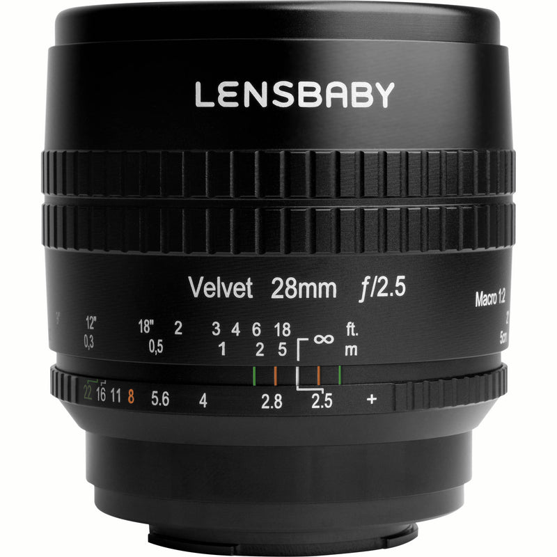 Lensbaby Velvet 28mm f/2.5 Lens for Nikon Z (Black)