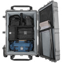 Porta Brace Wheeled Hard Case Mobile Audio Workstation (Platinum)