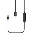 Comica Audio Locking 3.5mm TRS Male to Lightning Adapter Cable for Wireless Receiver to iPhone (18")