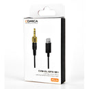 Comica Audio Locking 3.5mm TRS Male to Lightning Adapter Cable for Wireless Receiver to iPhone (18")