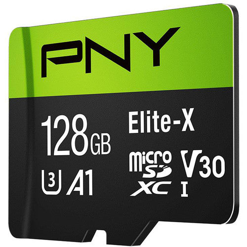 PNY Technologies 128GB Elite-X UHS-I microSDXC Memory Card