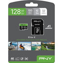 PNY Technologies 128GB Elite-X UHS-I microSDXC Memory Card