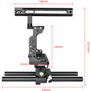 YELANGU C15 Camera Cage with Baseplate and Top Handle for Nikon Z6 and Z7