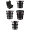 Meike 5-Lens Cinema Prime Lens Set with Hard-Shell Case (MFT Mount)