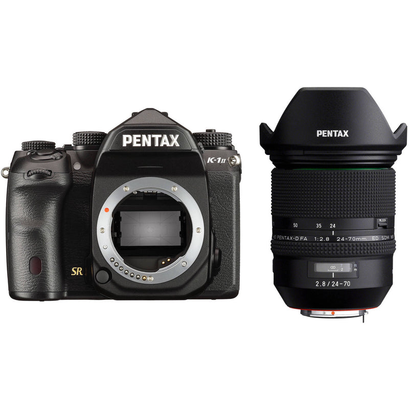 Pentax K-1 Mark II DSLR Camera with 28-105mm and 70-210mm Lenses Kit