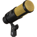 Heil Sound PR 40 Dynamic Cardioid Front-Address Studio Microphone (Black with Gold Screen)