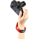 Artisan & Artist ACAM 296 Acrylic Camera Wrist Strap (Red)