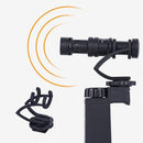 Comica Audio CVM-VM10-K3 Camera-Mount Shotgun Microphone with Grip Handle and Bluetooth Controller for Smartphones