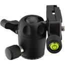 Oben MBH-11 Dual-Action Mini Ball Head with Arca-Style Quick Release Plate