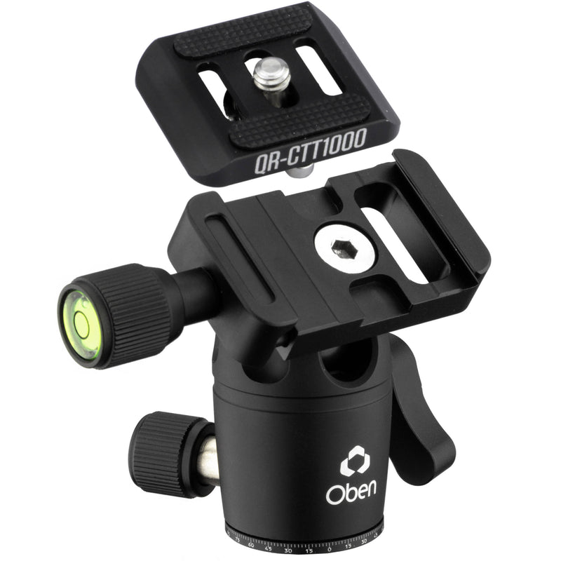 Oben MBH-11 Mini Ball Head with SPA-1000 Arca-Type Smartphone Tripod Adapter Kit