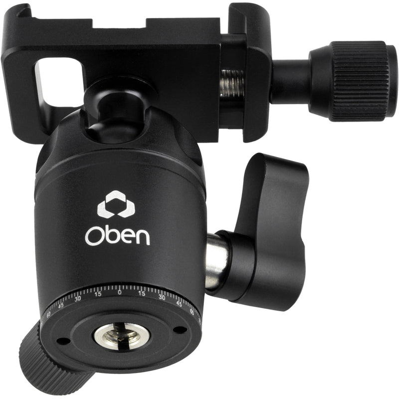 Oben MBH-11 Dual-Action Mini Ball Head with Arca-Style Quick Release Plate