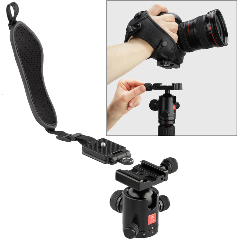 Vello Hand Grip Strap with Arca-Style Quick Release Plate