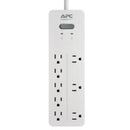 APC Home Office SurgeArrest 8-Outlet Surge Protector (6', 120V, White)