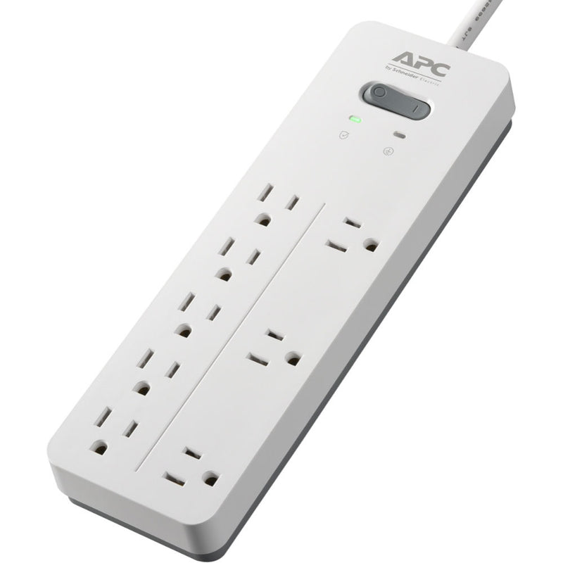 APC Home Office SurgeArrest 8-Outlet Surge Protector (6', 120V, White)