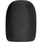 Auray WBF-BDM Foam Windscreen for Broadcast Dynamic Mics (Black)