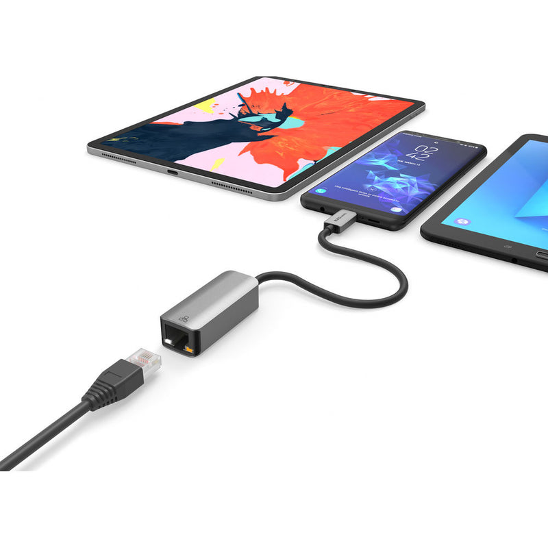 EZQuest USB Type-C to Gigabit Ethernet Adapter (8.25")