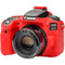 easyCover Silicone Protection Cover for Canon 90D (Red)