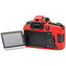 easyCover Silicone Protection Cover for Canon 90D (Red)