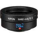 KIPON Baveyes 0.7x Mark 2 Lens Mount Adapter for M42-Mount Lens to Micro Four Thirds-Mount Camera