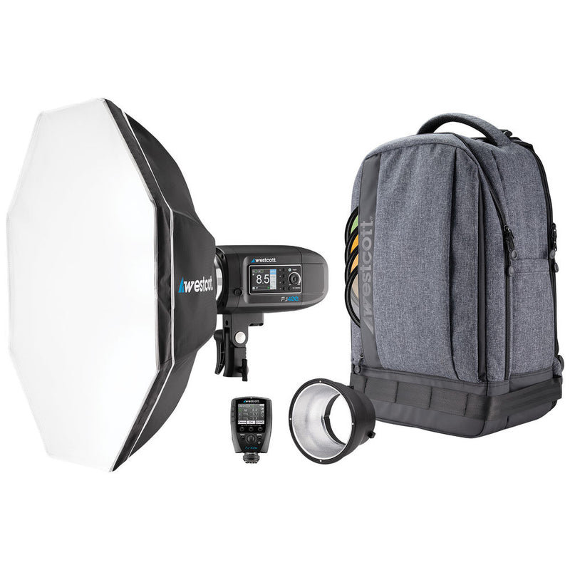 Westcott 1-Light Backpack Kit with Wireless Trigger and Rapid Box Switch Octa-S (EU Plug)