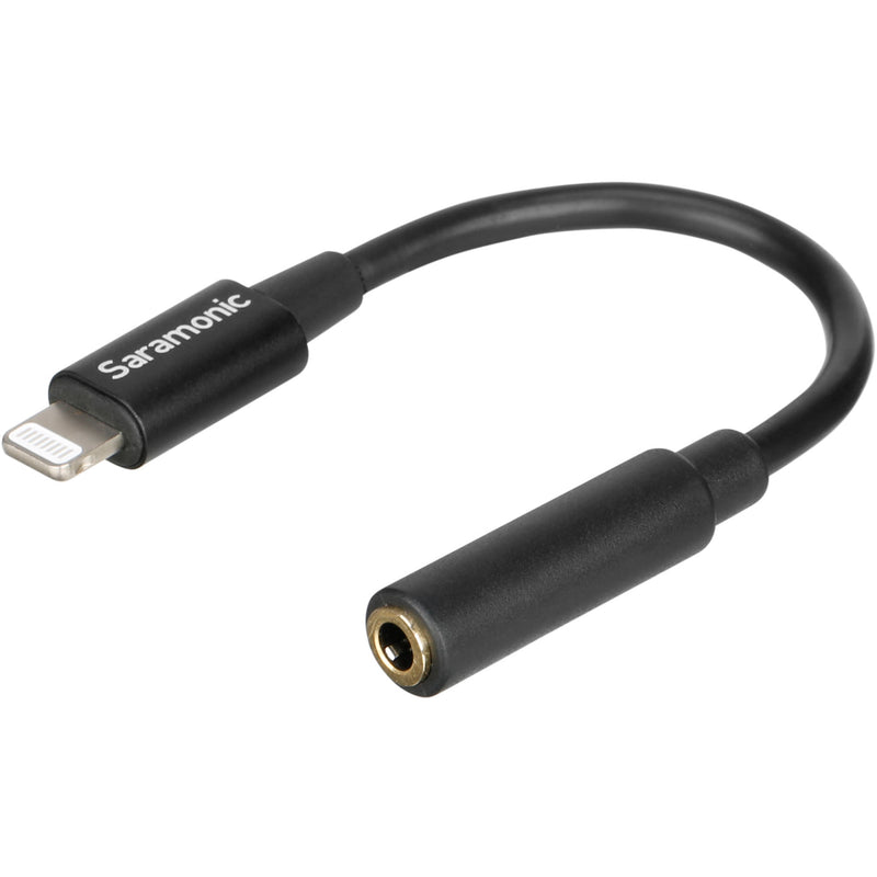 Saramonic SR-C2001 3.5mm TRS Male to USB Type-C Adapter Cable for Mono/Stereo Audio to Android (9")