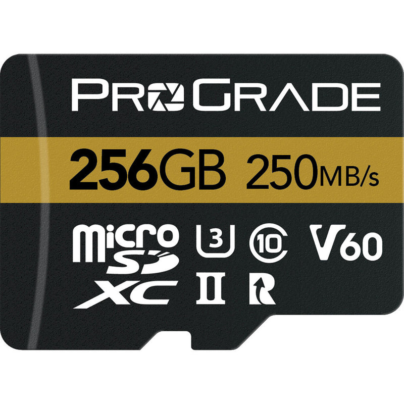 ProGrade Digital 128GB UHS-II microSDXC Memory Card with SD Adapter