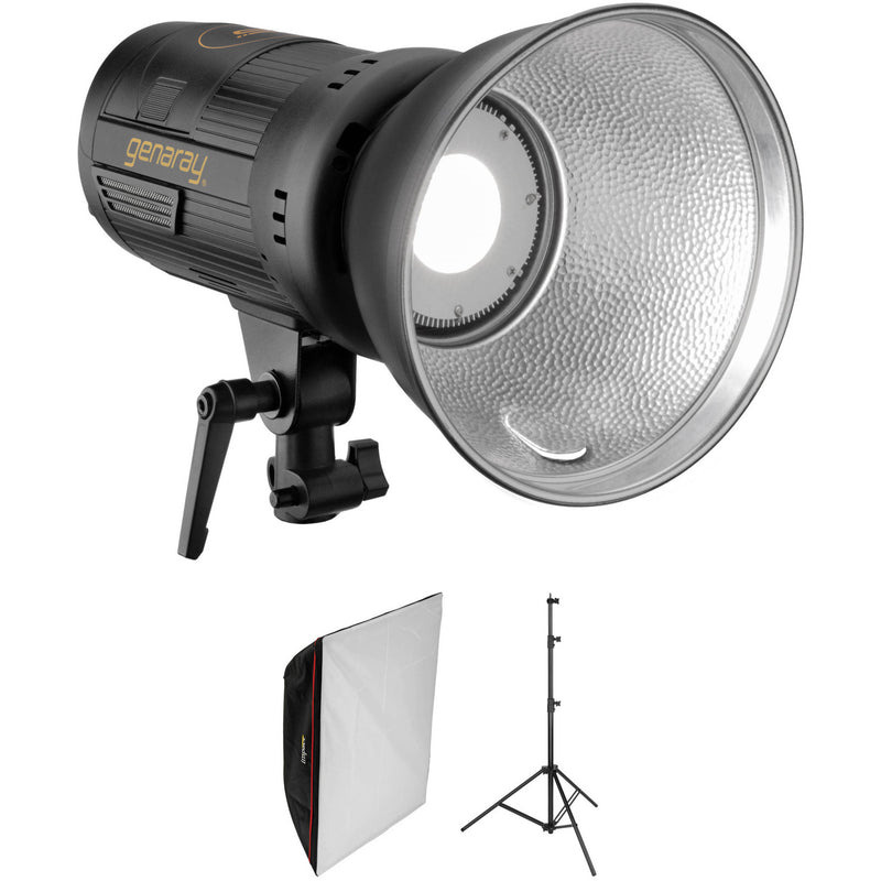 Genaray PortaBright 2-Light Daylight LED Battery-Powered Monolight Kit