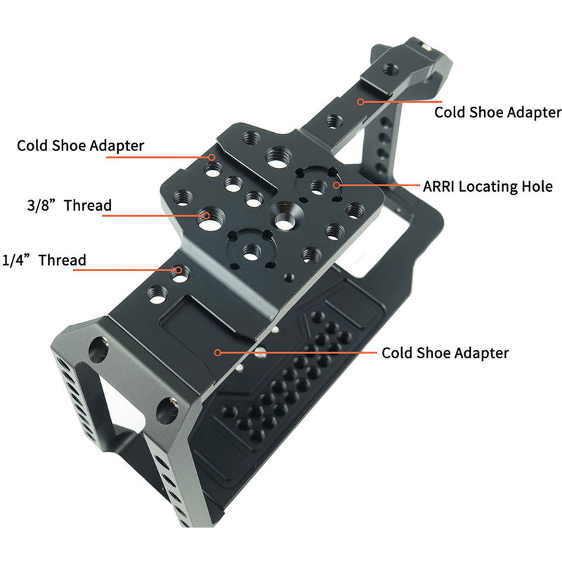 CAME-TV Full-Frame Cage Kit 3 for Blackmagic Pocket Cinema Camera 6K/4K